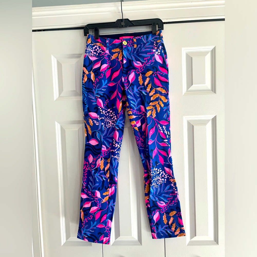 Lilly Pulitzer ankle pants size 2.  Worn once!